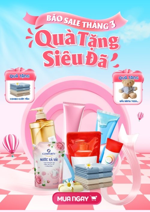 Mẫu thiết kế Poster chuẩn Bão sale tháng 3 1772587618