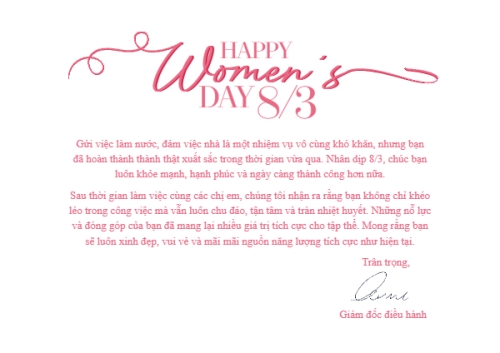 Mẫu thiết kế Thiệp chúc mừng Gửi đến vẻ đẹp tỏa sáng 1772951133