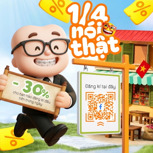 Mẫu thiết kế Bài post MXH vuông 1/4 nói thật 1774688635