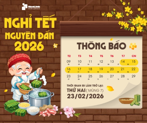 Mẫu thiết kế Bài post MXH ngang Thông báo nghỉ tết Nguyên Đán 1772619941