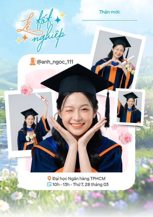 Mẫu thiết kế Thư mời Happy Graduation 1772641503