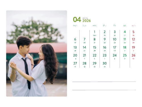 Mẫu thiết kế Lịch để bàn Xuân Bính Ngọ 2026 1774518235