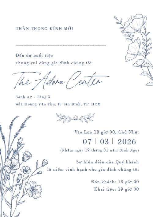 Mẫu thiết kế Ruột thiệp cưới Thiệp cưới Mộc lam 1774602471