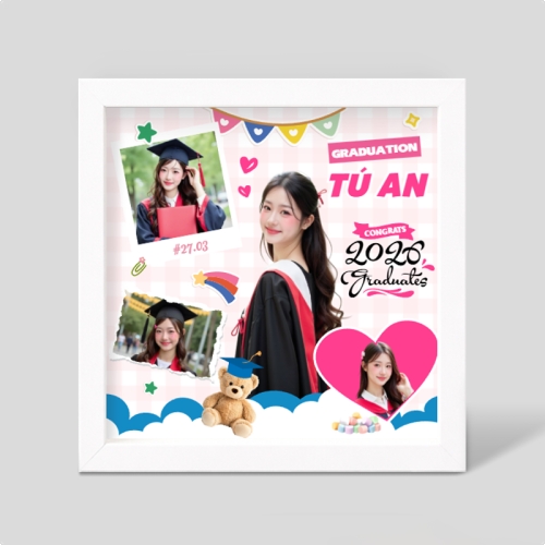 Mẫu thiết kế Khung ảnh 3D Chúc mừng tốt nghiệp 1774506193