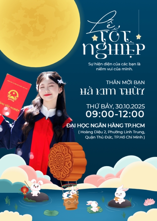 Mẫu thiết kế Thư mời Tốt nghiệp, graduate, Trung thu, Tết Đoàn Viên, mid-autumn festival, sự kiện, event, dễ thương, cute, chibi, hoạt hình, cartoon 1773225370