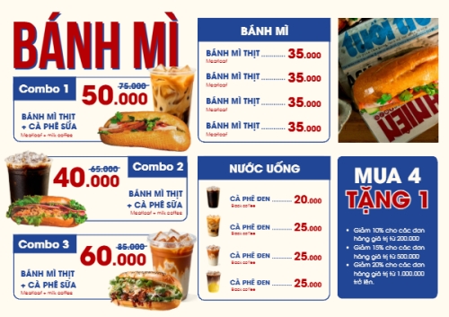 Mẫu thiết kế Menu tờ rời (ngang) Menu bánh mì 1774512768