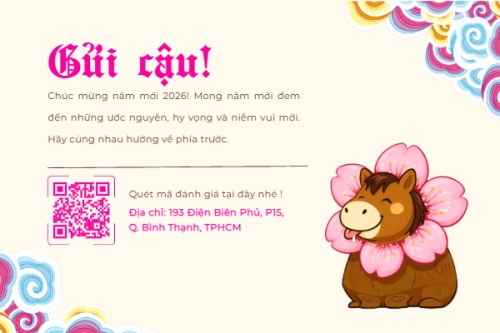 Mẫu thiết kế Thank you card Chào xuân bính ngọ 1773238424