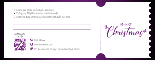 Mẫu thiết kế Gift voucher Mở cổng Christmas săn deal linh đình 1772646884