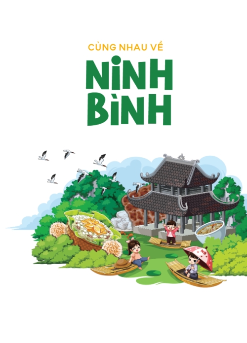 Mẫu thiết kế Sổ tay Ninh Bình, Việt Nam, địa danh, truyền thống, traditional, đơn giản, du lịch, travel 1774519533