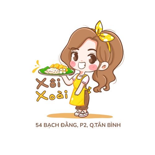 Mẫu thiết kế Nhãn dán Decal Ẩm thực, xôi xoài, xôi, thái food, food, bánh, xôi 1774512774