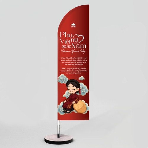 Mẫu thiết kế Cờ phướn 20/10, Ngày phụ nữ Việt Nam, Vietnamese Women's Day, phụ nữ, sự kiện, event, dễ thương, cute, chibi, hoạt hình, cartoon 1773671290