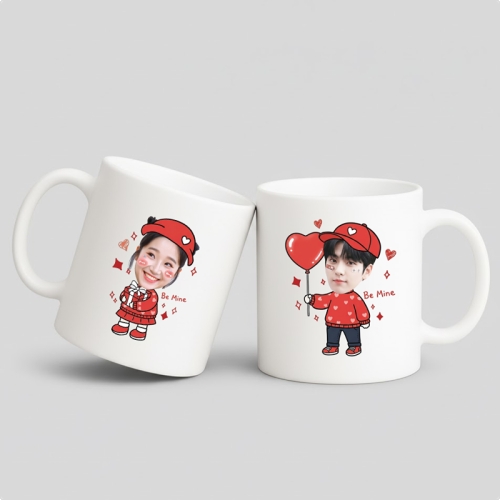 Mẫu thiết kế Ly sứ (cốc) Valentine dễ thương 1774523573