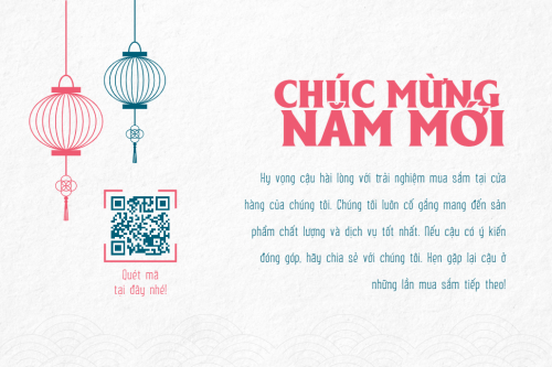 Mẫu thiết kế Thank you card Tết, Xuân, Ất tỵ, 2025, năm 2025, hoa lá, thuần Việt, cổ điển 1773238477