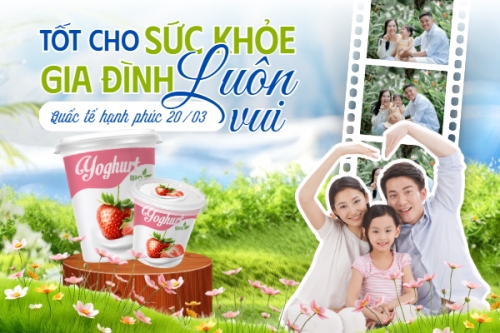 Mẫu thiết kế Bài post MXH ngang Quốc tế hạnh phúc 20/3 1773675889