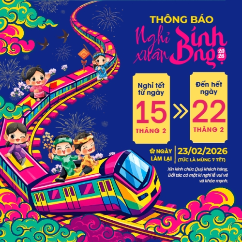 Mẫu thiết kế Bài post MXH vuông Thông báo nghỉ tết Nguyên Đán 1773677112