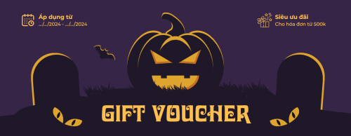 Mẫu thiết kế Gift voucher Halloween, nước uống, juice, giải khát, F&B, drink 1774539778