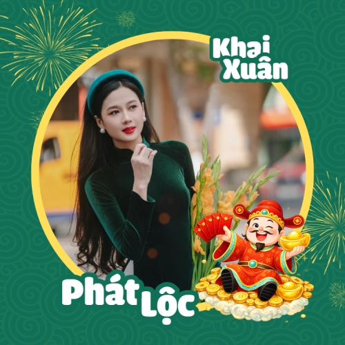 Mẫu thiết kế Ảnh đại diện - Avatar Khai xuân Phát Lộc 1772634999