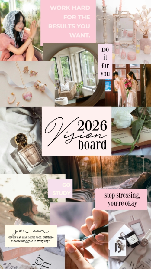 Mẫu thiết kế Hình nền điện thoại Vision board 2026 1773615838