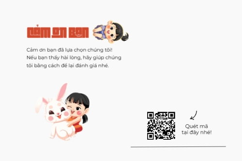 Mẫu thiết kế Thank you card Trung thu, Tết Đoàn Viên, mid-autumn festival, sự kiện, event, dễ thương, cute, chibi, hoạt hình, cartoon 1773238534