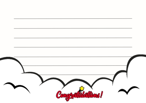 Mẫu thiết kế Thiệp chúc mừng Tốt nghiệp, kỉ yếu, Graduation, yearbook, dễ thương, cute, chibi, hoạt hình, cartoon, superman 1773113016