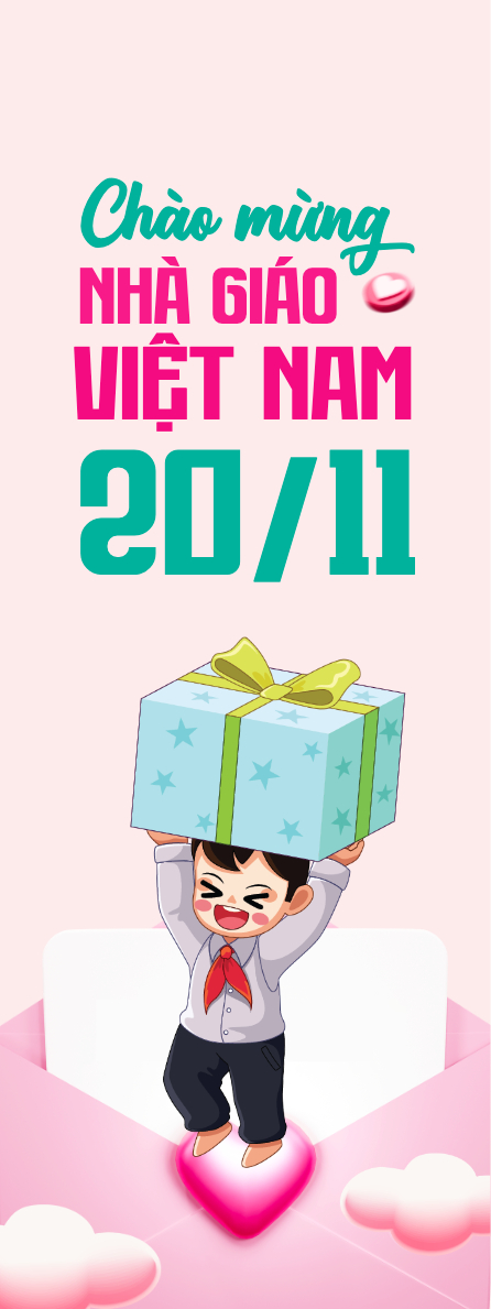 Mẫu thiết kế Standee Ngày nhà giáo, 20/11, Teacher's day, sự kiện, event, giáo dục, education, school, trường học 1773098773