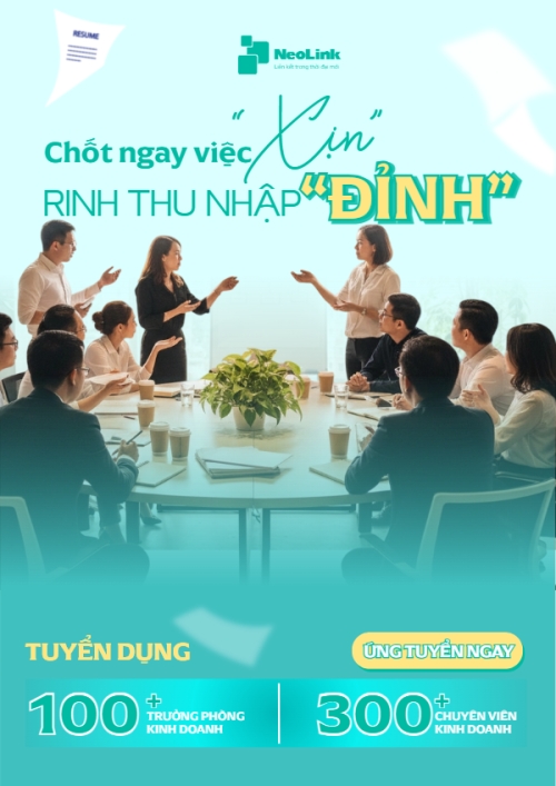 Mẫu thiết kế Poster chuẩn Tuyển dụng kinh doanh 1774524756