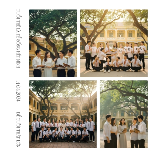 Mẫu thiết kế Photobook vuông Lưu giữ mùa thanh xuân 1774524702