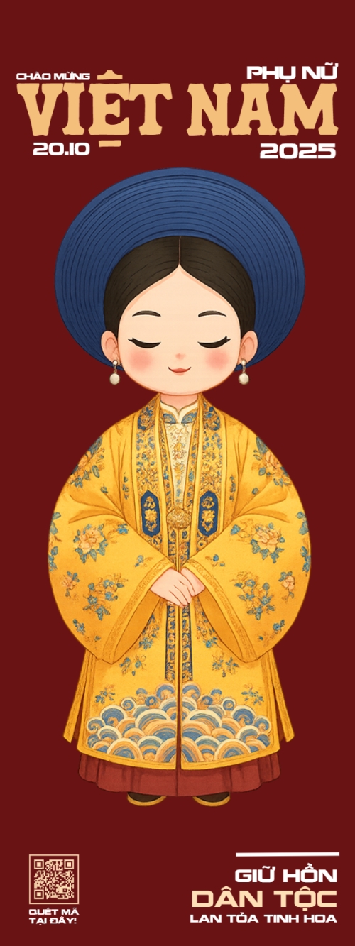 Mẫu thiết kế Standee 20/10, Ngày phụ nữ Việt Nam, Vietnamese Women's Day, phụ nữ, sự kiện, event, dễ thương, cute, chibi, hoạt hình, cartoon 1772376879