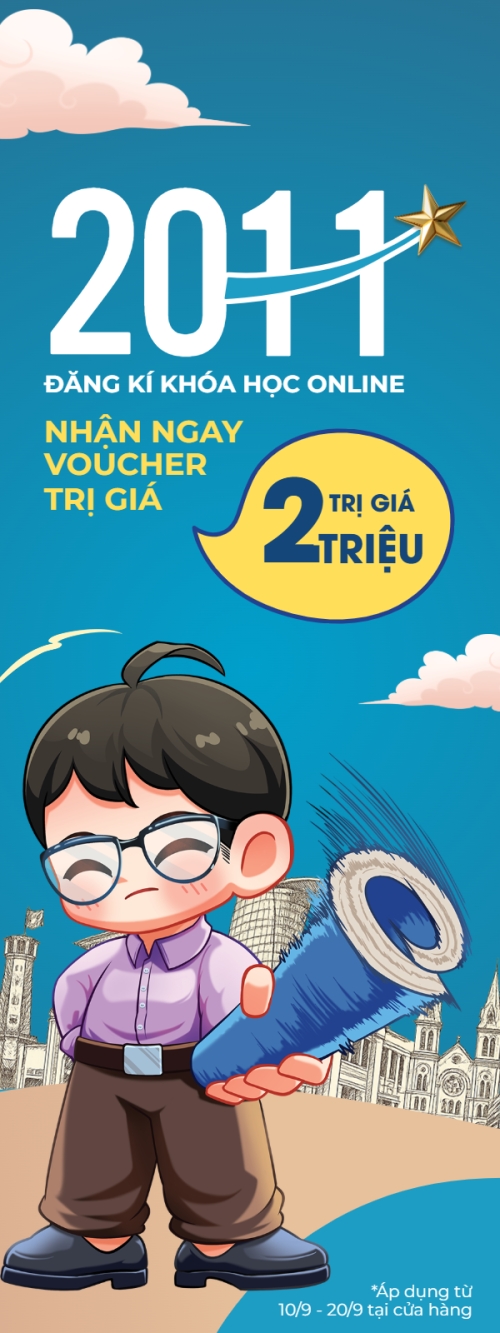 Mẫu thiết kế Standee Giảm khóa học online 1773098773