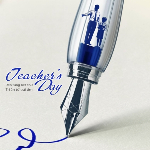 Mẫu thiết kế Nhãn dán Decal Happy teacher's day 1774524591