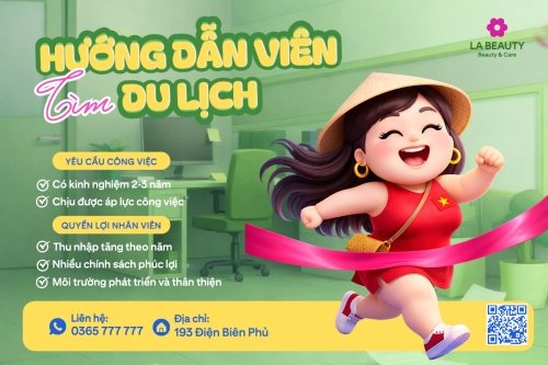 Mẫu thiết kế Bài post MXH ngang Tìm hướng dẫn viên du lịch 1774506431
