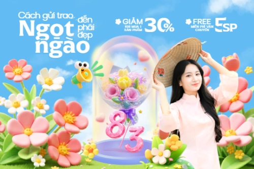 Mẫu thiết kế Bài post MXH ngang Cách gửi trao ngọt ngào đến phái đẹp 1772619941