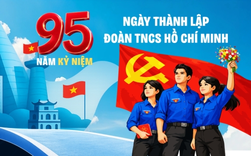 Mẫu thiết kế Banner - Băng rôn 95 năm thành lập Đoàn 1773824587