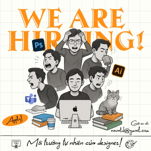 Mẫu thiết kế Bài post MXH vuông We are hiring 1773676912