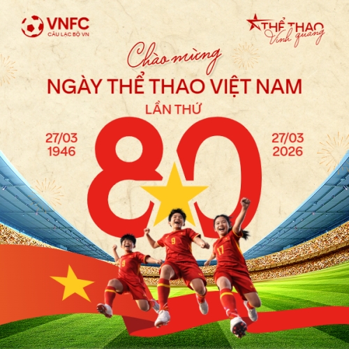 Mẫu thiết kế Bài post MXH vuông Chào mừng ngày thể thao Việt Nam 27/3 1773614979