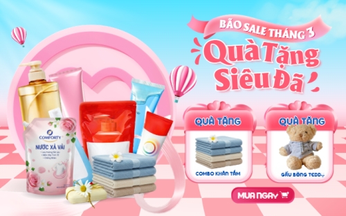 Mẫu thiết kế Banner - Băng rôn Bão sale tháng 3 1772629491