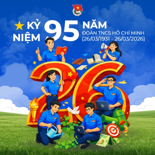 Mẫu thiết kế Bài post MXH vuông Ngày thành lập đoàn thanh niên cộng sản 1773785711