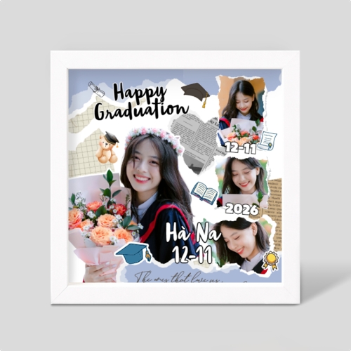 Mẫu thiết kế Khung ảnh 3D Chúc mừng tốt nghiệp 1774506197