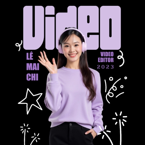 Mẫu thiết kế Ảnh đại diện - Avatar Video Editor ,Biên tập viên video, truyền thông, finance, văn phòng, office, dễ thương, cute 1773677017