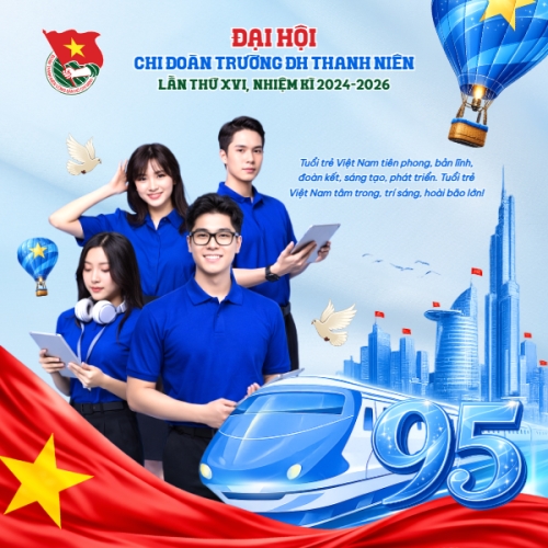 Mẫu thiết kế Bài post MXH vuông Kỷ niệm ngày thành lập Đoàn TNCS Hồ Chí Minh 26/3 1773212982