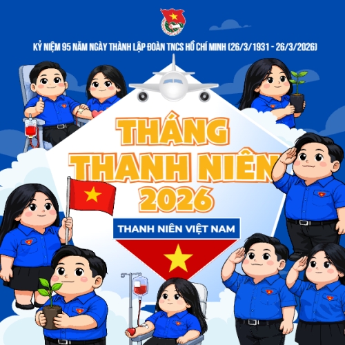 Mẫu thiết kế Bài post MXH vuông Ngày thành lập đoàn thanh niên cộng sản 1773785728