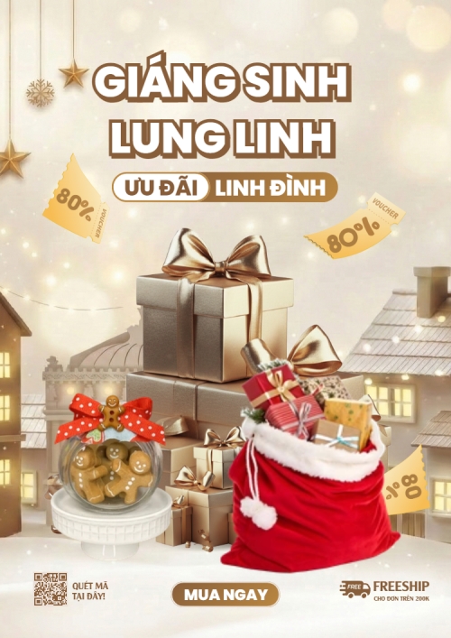 Mẫu thiết kế Poster chuẩn Giáng sinh lung linh 1774512446