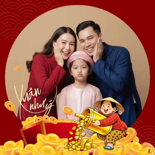 Mẫu thiết kế Ảnh đại diện - Avatar Xuân như ý 1776568009