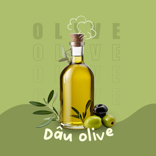 Mẫu thiết kế Nhãn dán Decal Ẩm thực, nông sản, dầu olive, olive 1776935716