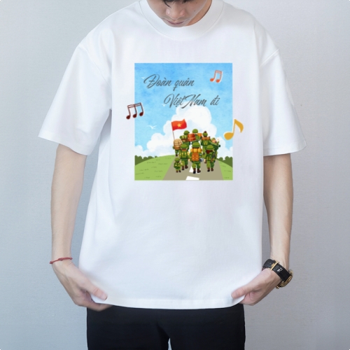 Mẫu thiết kế Áo thun Đoàn quân Việt Nam đi 1775737705