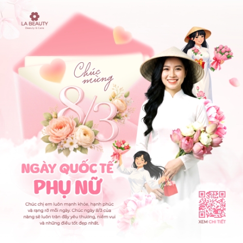 Mẫu thiết kế Bài post MXH vuông Chúc mừng ngày Quốc tế phụ nữ 8/3 1775306464