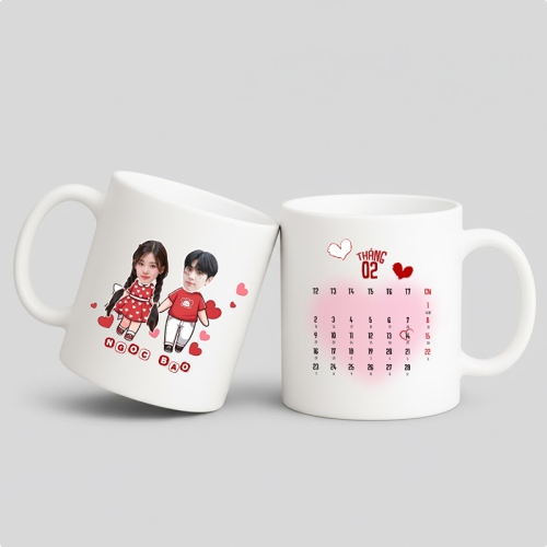 Mẫu thiết kế Ly sứ (cốc) Valentine dễ thương 1776179865