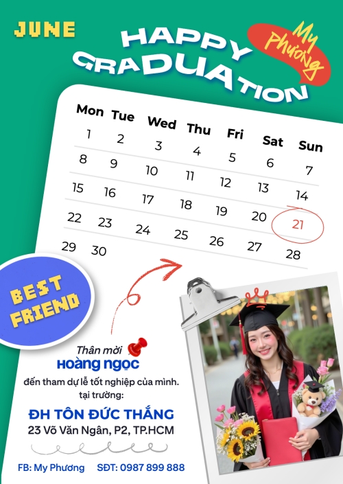 Mẫu thiết kế Thư mời Mình mời tốt nghiệp nhé 1776948623