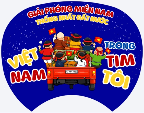 Mẫu thiết kế Quạt cầm tay Độc lập-Tự do-Hạnh phúc 1776333999