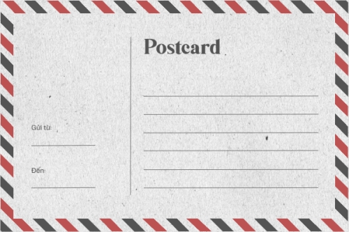 Mẫu thiết kế Postcard Học sinh, trẻ em, dễ thương, cute, chibi, hoạt hình, cartoon 1775293790